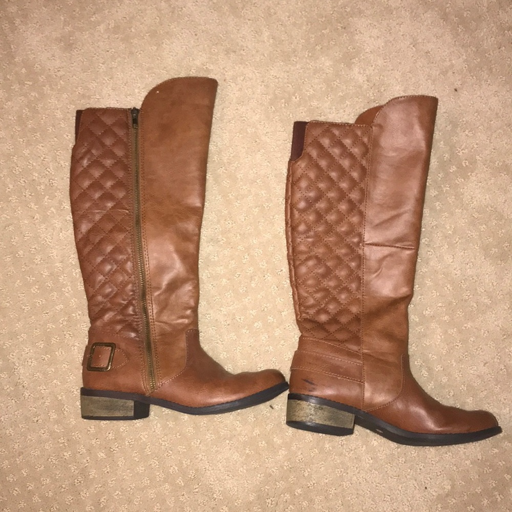 arizona tall brown boots size 8